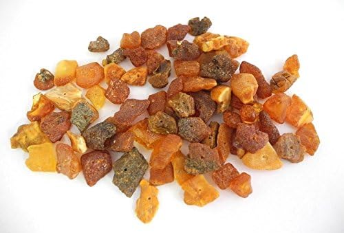 Alluregem50 Grams Natural Raw Baltic Amber 10mm - 20mm Drilled Loose Beads Multi-Color Alluregem 83526