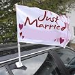 Autoflagge Hochzeit