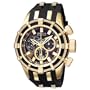 Invicta Men's 0198 Reserve Collection Bolt Chronograph Black Polyurethane Watch