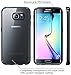 Galaxy S6 Edge Case, Scratch Resistant i-BlasonClear Halo Series Samsung Galaxy S6 Edge Hybrid Bumper Case Cover (Clear/Black)
