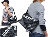 【SALE】Mousse 口折れショルダーバッグ BK/ブラック(HES-80029BK)