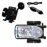 Magellan Roadmate 800 Auto Windshield Holder with Car Charger - Uses Gomadic TipExchange