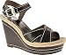 Vince Camuto Women's Edon Wedge Sandal,Black,7.5 M US