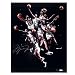 Michael Jordan Autographed Chicago Bulls White Jersey Collage
