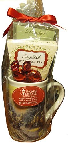 Thomas Kinkade - Painter of Light - Holiday 2014 - Cookies and English Tea - Collector's Mug Gift Set