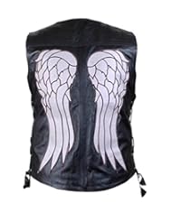 From Amazon.com. Click for details:
 Apparel: THE WALKING DEAD GOVERNOR - DARYL DIXON ANGEL WINGS LEATHER VEST JACKET - BNWT - Small Apparel: THE WALKING DEAD GOVERNOR - DARYL DIXON ANGEL WINGS LEATHER VEST JACKET - BNWT - Small