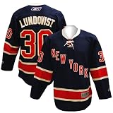 New York Rangers Henrik Lundqvist Reebok Premier 3rd Alternate Jersey