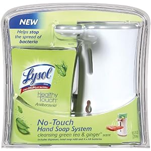 Lysol Liquid Hand Soap Kit, Ginger & Green Tea