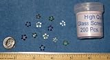 Box of 190 Daisy Style Glass Pipe Screens