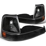 1998-2001 FORD RANGER XL XLT TURN SIGNAL CORNER LIGHTS BLACK by Spec-D Tuning