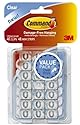 Command Decorating Clips, Clear, 40-Clip