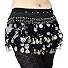 HOTER® Multi-Row Paillettes Gold Coins Belly Dance Wrap & Hip Scarf, Lively Style