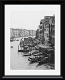 IMAGE OF Array of Boats, Venice Framed Art Print by Cyndi Schick, 25.93 in. x 31.93 in. Framed