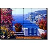 Amalfi Coast by Mikki Senkarik -... by Artwork On Tile