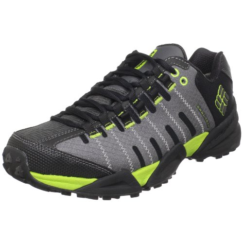 Columbia Men's Master Of Faster Low Omni-Tech Trail Running Shoe,Castle Rock/Lime Green,10 M US