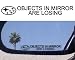 (2) Mirror Decals for SUBARU BAJA FORESTER LEGACY TRIBECA SVX IMPREZA STI WRX OUTBACK AWD TURBO