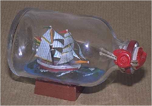 Brigantine DARLING Mini Buddelschiff