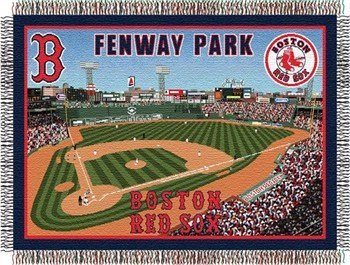 MLB Stadium Tapestry Throw MLB Team: Fenway Park Stadium