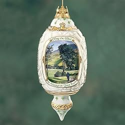 Bradford Editions "May The Wind Be Always At Your Back" Irish Blessing Ornament