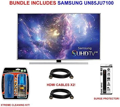 UN85JU7100 85-Inch 4K Ultra HD Smart LED TV Starter Bundle !!!