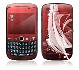 Abstract Feather Design Decal Skin Sticker for BlackBerry Curve 8500 Cell Phone