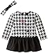 Calvin Klein Baby-Girls Infant Black White Dress with Headband