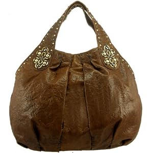 Isabella Fiore Taj Mahal Harriet Chocolate Brown Bag