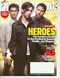Entertainment Weekly May 11 2007 Heroes Sendhil Ramamurthy, Milo Ventimiglia, Greg Grunberg #3 of 5 (#933)