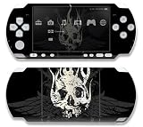 Deadly Skull Decorative Protector Skin Decal Sticker for Sony Playstation PSP 1000 Portable System