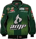 Dale Earnhardt Jr. #88 Green AMP Youth Cotton Twill Jacket