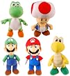 Nintendo Mario Bros Plush Series 2 - 6'' Plush Figure (Set of 5)