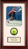 Mikhail Youzhny Autographed Tennis Ball Shadowbox