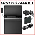 Sony PRS-ACL6 Digital Reader Touch Edition Cover with Light + Sony Digital Reader AC Adapter