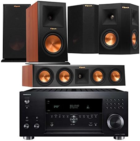 Klipsch Home Theater System Bundle with Receiver (Onkyo TX-RZ800 - Cherry)