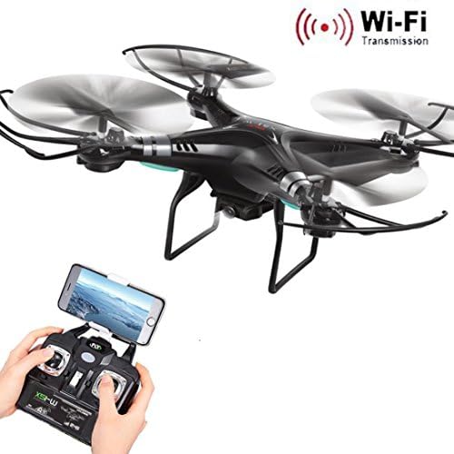 X5SW-1 6-Axis Gyro 2.4G 4CH Real-time Images Return RC FPV Quadcopter Drone Wifi with HD Camera One-press Return