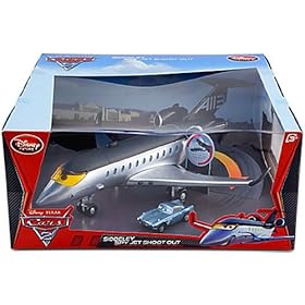  Disney / Pixar CARS 2 Movie Exclusive Playset Siddeley Spy Jet Shoot Out