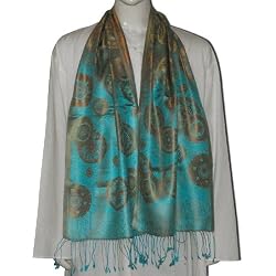 Mens Silk Scarf Gift for Him Handmade In India 12 x 60 inches