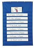 Creative Learner Pocket Chart Blue, 34 X 50 Inches, Blue, (0020010)