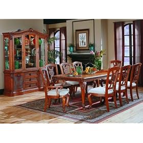 7pc Marseille Collection Dining Table & 6 Chairs Set