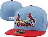 St. Louis Cardinals Light Blue Cooperstown 59FIFTY Fitted Hat