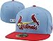 St. Louis Cardinals Light Blue Cooperstown 59FIFTY Fitted Hat