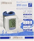 Santamedical Wrist Digital Blood pressure Monitor with Case - Large Display