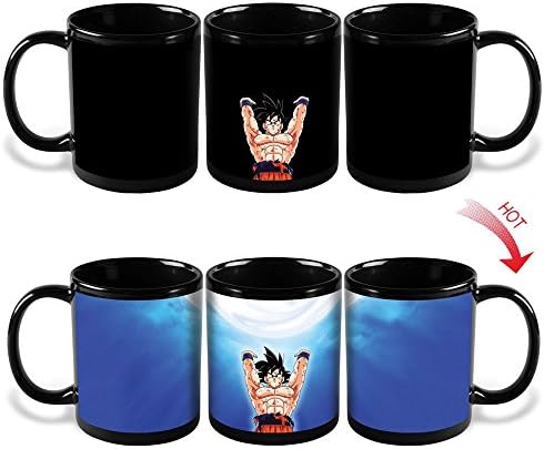 Magic Color Changing Heat Reactive Genki damaSpirit Bomb Goku Coffee Mug (Goku)