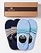 Vero Monte 4 Pairs Mens No Show Socks *Silicon Non-Slip Grip*
