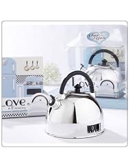 Buy 10x Love is Brewing - Teapot Timer Wedding Favors in Classic Retro Gift Package?