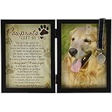 Pawprints Memorial Pet Tag Frame - Pawprints Left By You