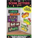 Casino Signs Indoor Outdoor Scene Setter - 33 1/2 x 65 (2 count)