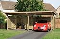 Carport WEKA «Kompakt Duo» 1 Doppelcarport