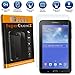 [2-PACK] For Samsung Galaxy Tab E Lite 7.0 / Tab 3 Lite 7.0 - SuperGuardZ Tempered Glass Screen Protector [9H, 0.3mm, 2.5D Round Edge, Anti-Scratch, Anti-Bubble] + LED Stylus