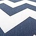 Big Chevron Poly Cotton Navy 60 Inch Fabric by The Yard (F.E.)